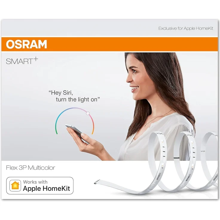 OSRAM SMART+ LED Streifen, Bluetooth RGB LED Strip, dimmbar, warmweiß, tageslicht (2000K - 6500K), Länge 180cm, 4er Pack, Kompatibel mit Apple Homekit und LEDVANCE Smart+ App für Android – Bild 3