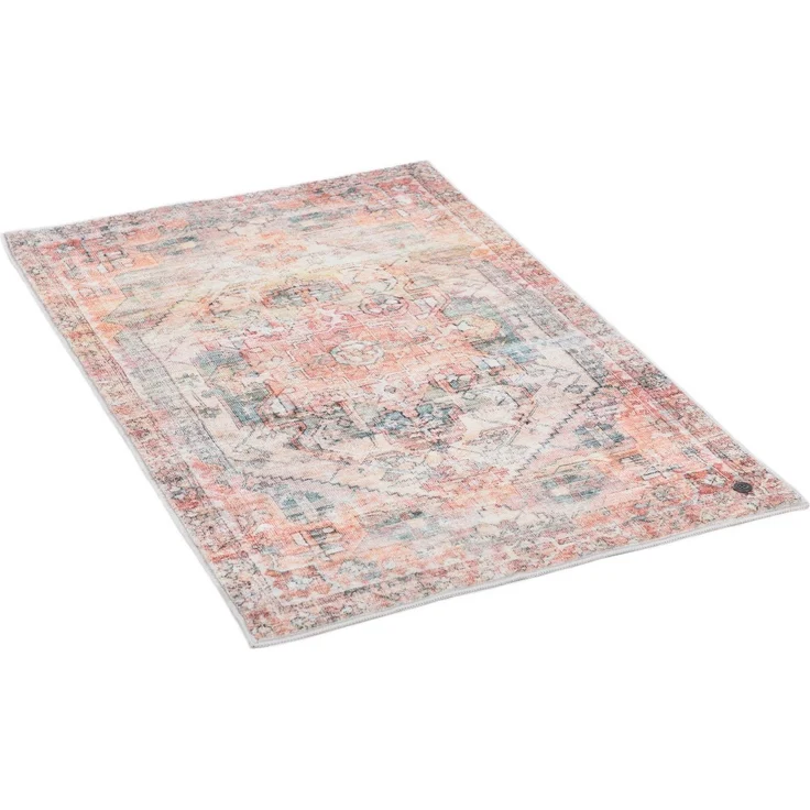 TOM TAILOR HOME Badematte Oriental Bath THREE, Höhe 7 mm, rutschhemmend beschichtet, fußbodenheizungsgeeignet, strapazierfähig, Polyester, rechteckig, Badteppich, Orient-Optik, Vintage Design, waschbar – Bild 1