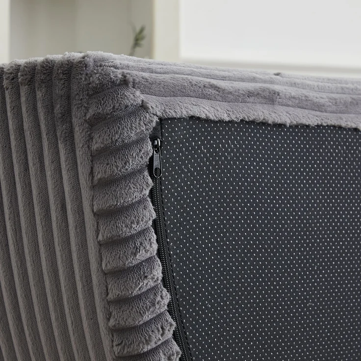 ZUBALIYA SchlafSofa mit USB - Anschluss, mit Schreibtisch, mit Cordbezug, mit Schaumstoffpolsterung, für Wohnzimmer und Apartments – Bild 9