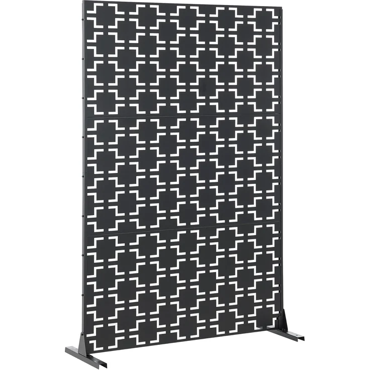[casa. pro] 'Basciano' Trennwand, Stahl schwarz, 40 x 120 x 180 cm – Bild 2