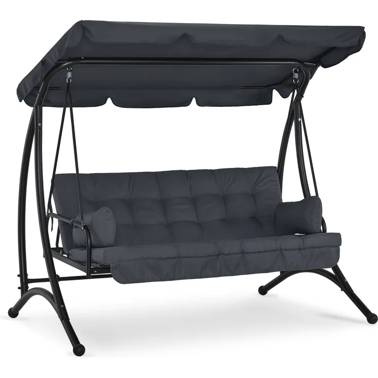 M MCombo 3-Sitzer Hollywoodschaukel mit Liegefunktion 4095 (grau)