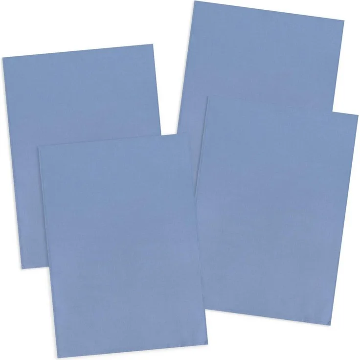 Kracht Geschirrtuch Standard uni, (Set, 4-tlg, 4-teilig), 4er Pack Geschirrtücher (4 Stück), ca. 50x70 cm, Halbleinen