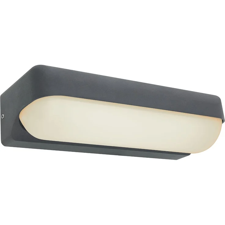 LED Außenleuchte, IP54, leuchtet abwärts, 10 Watt, anthrazit – Bild 9