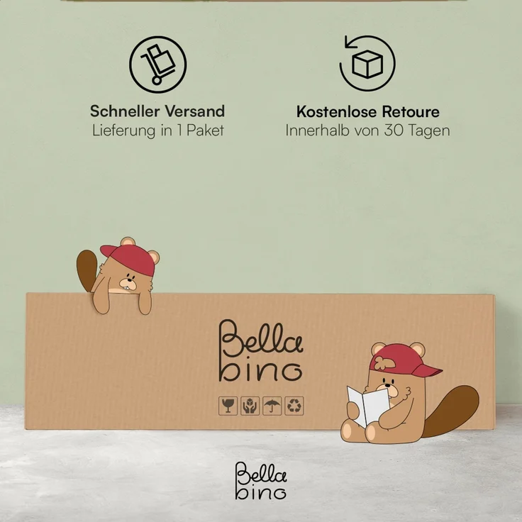 Bellabino 'Inny' Sitzgarnitur für Kinder, Kiefer massiv, natur unbehandelt, 50x83x89 cm, Kindersitzgarnitur für 4 Personen, ab 2 Jahren – Bild 9
