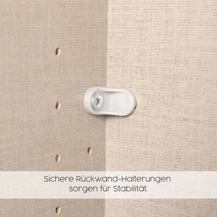 Eckkleiderschrank >Butte< in Eiche Artisan Dekor / grau - 85x197x72 (BxHxT) – Bild 7