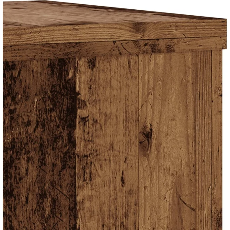 vidaXL Pflanzenständer 2 Stk. Altholz-Optik 25x25x35 cm Holzwerkstoff 852913 – Bild 7