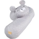 roba Bettschlange 'roba Style' - 170 cm lang Ø 12 cm - mit Bärengesicht Sammy - Grau