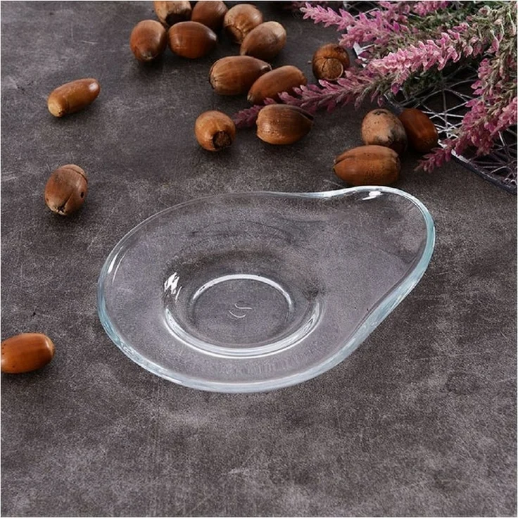 Pasabahce Untertasse Badem Untertassen-Set 6 tlg. aus hochwertigem Glas – Bild 4
