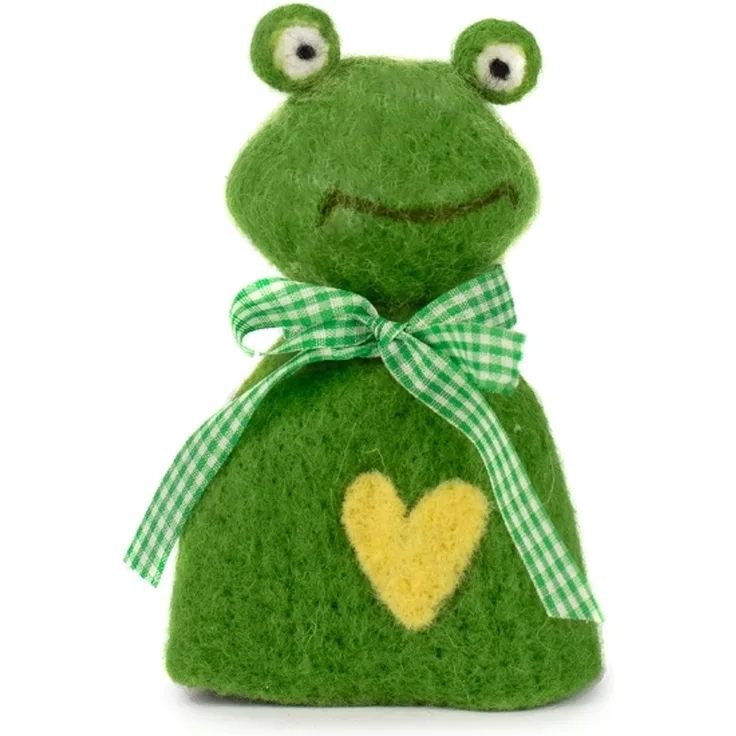 Eierwärmer aus Filz Frosch