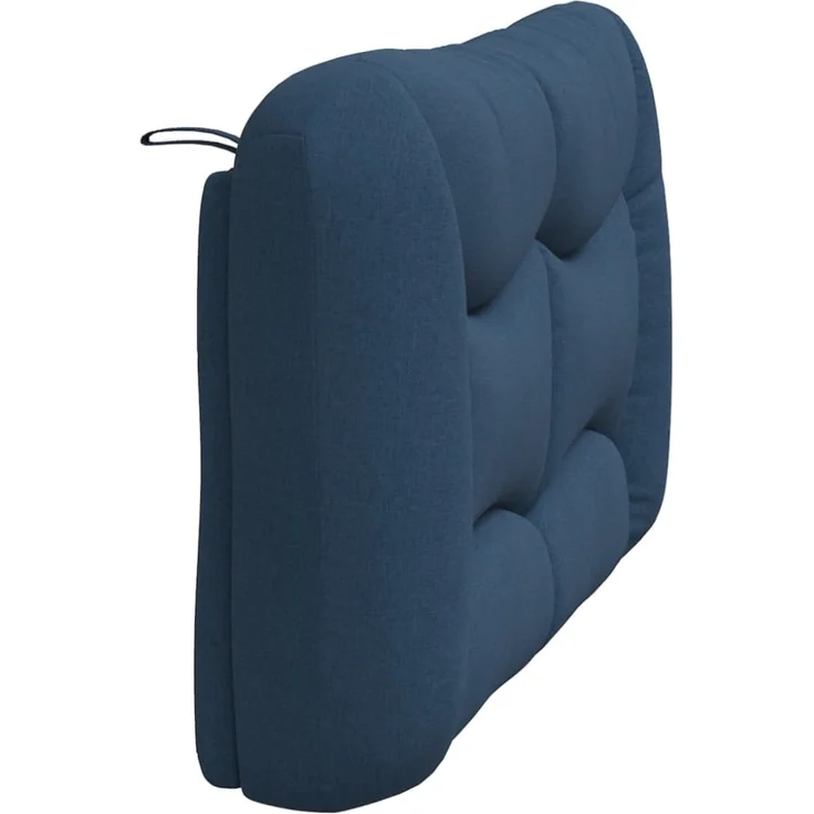 vidaXL Kopfteil-Kissen Blau 140 cm Stoff 374582 – Bild 8
