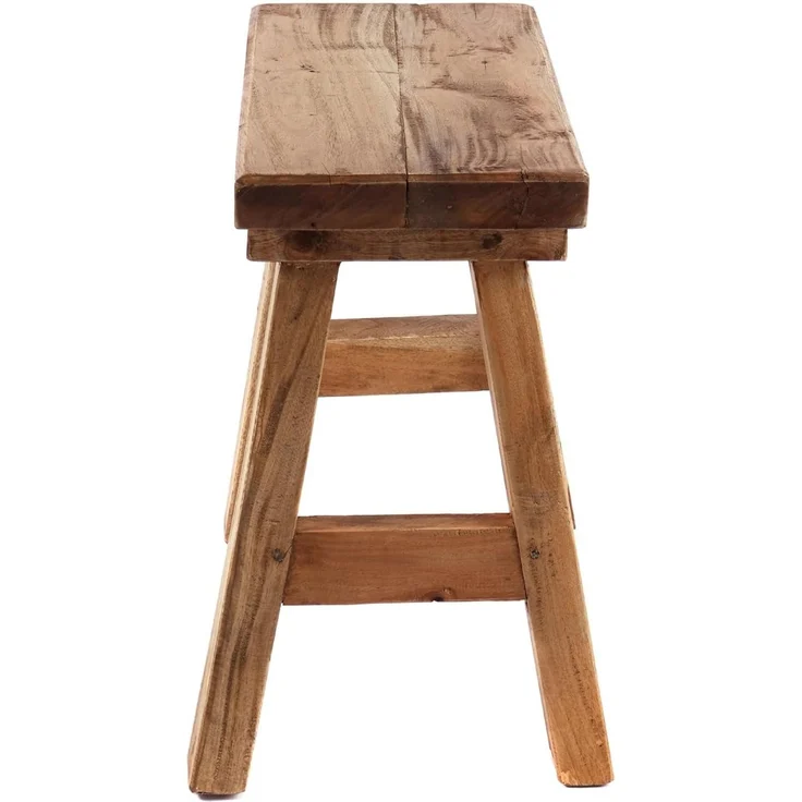 DESIGN DELIGHTS Hocker Vintage HOLZHOCKER "RUSTICO", Altholz massiv, rustikaler Sitzhocker – Bild 4