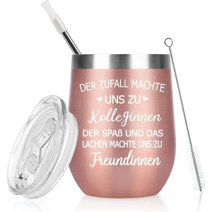Livole Geschenk Kollegin - Der Zufall Machte Uns zu Kolleginnen - 12oz Edelstahl – Bild 1
