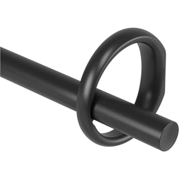 Umbra Gardinenstange Ringlet Schwarz, 107-305 cm, Stahl, Aluminium – Bild 2