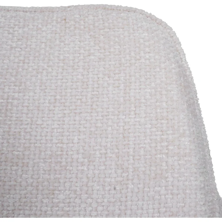 2er-Set Esszimmerstuhl HWC-N74, Küchenstuhl, drehbar Auto-Return, Stoff Chenille (490g/m²) ~ creme – Bild 5