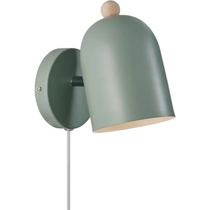 Nordlux 'Gaston' Wandleuchte, E27 IP20, Staubgrün, 195x195 mm – Bild 1