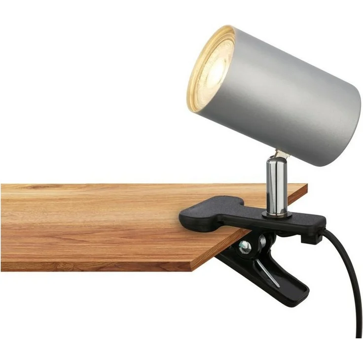 Briloner Leuchten Tischleuchte 2766014, ohne Leuchtmittel, 2700K - Extra-Warmweiß, Leselampe 16,5x6,5x12cm Chrom-Matt GU10 max. 9W Bettlampe Schreibtisch – Bild 5