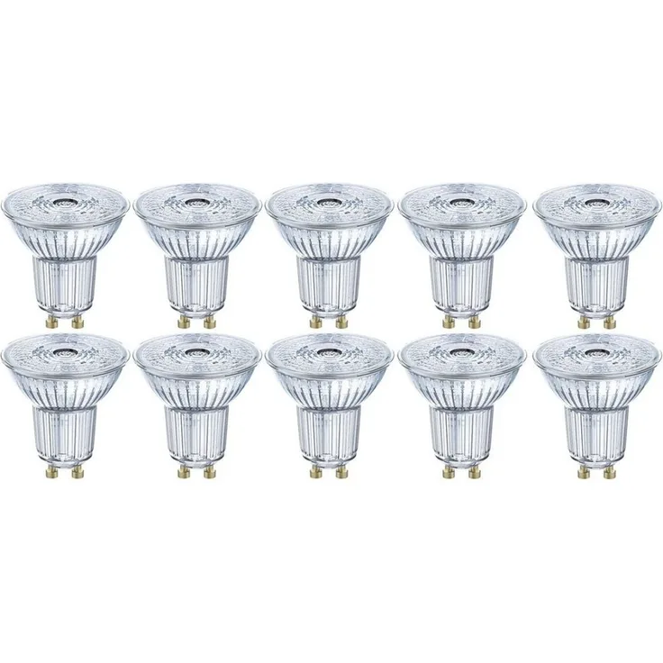 OSRAM LED Base LED-Spot Lampe (ex 50W) 4,3W / 2700K GU10 10er