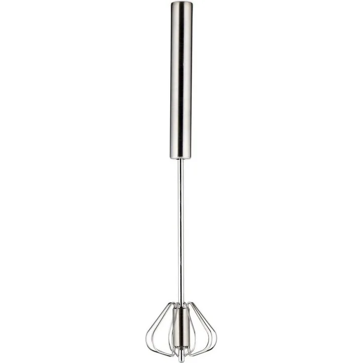 Weis 15149 Edelstahl Schneebesen Handquirl Quirl mit Getriebe 30cm