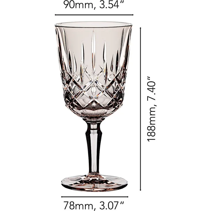 NACHTMANN 105217 NOBLESSE Cocktail/Weinglas TAUPE 2er Set