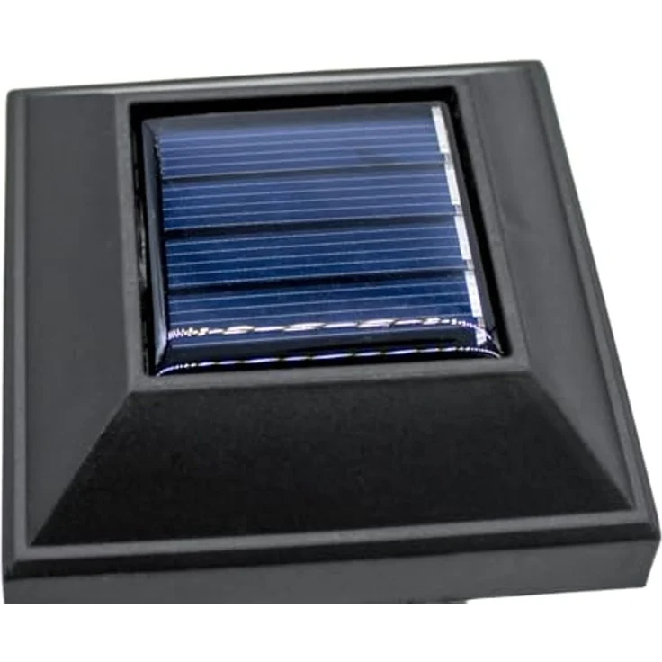 Spetebo LED Solarleuchte Gartenstecker im Sprudelsäule Design - 30 cm, Solar betrieben, LED fest integriert, warm weiß, stimmungsvolles Lichtspiel – Bild 5