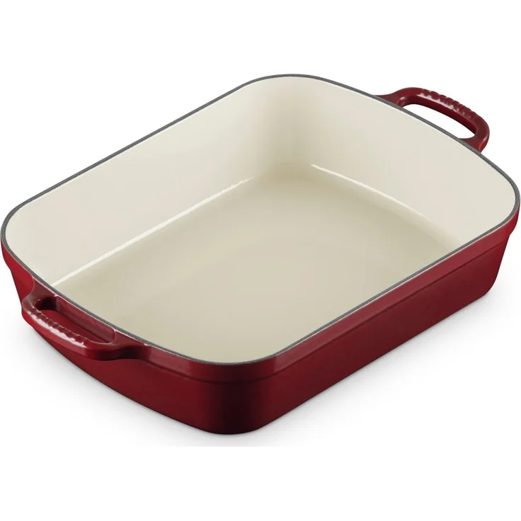 LE CREUSET Bräter Bratreine Signature garnet 40,2cm, Emailliertes Gusseisen – Bild 3