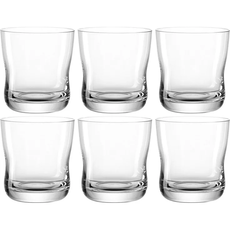 LEONARDO Gläser-Set Trinkglas VITA, 330 ml, 6er-Set, 6-tlg, Glas, spülmaschinengeeignet