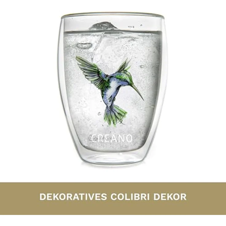 Creano Teeglas Thermo-Glas Hummi in Blau, Borosilikatglas, 1-teilig – Bild 9