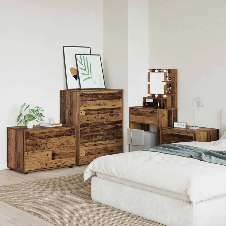 vidaXL Aufbewahrungsschrank 80 x 48 x 57 cm Holzwerkstoff Altholz 888825 – Bild 4