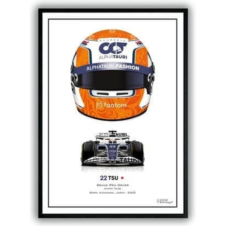 Poster Formel 1 Helme Rennfahrer Gewinner · Deko Print ohne Rahmen - D / 40x60 cm – Bild 3