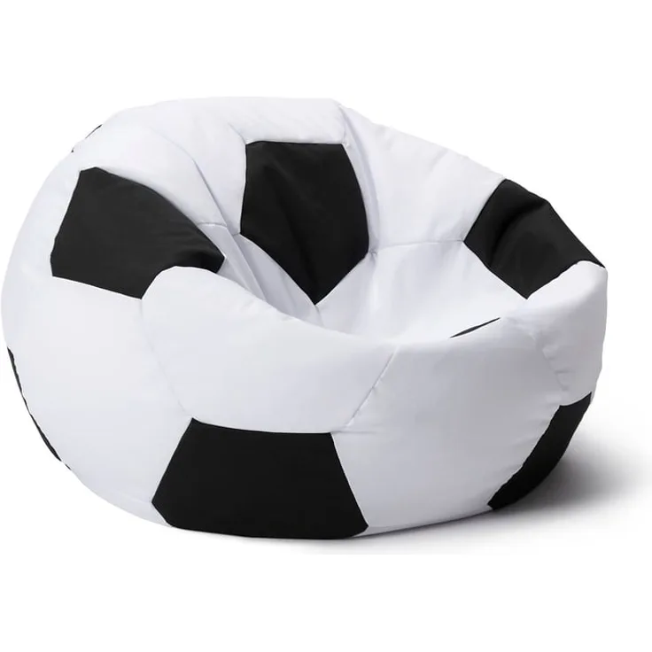 Lumaland Sitzsack Luxury Fußball gaming Sitzkissen Bodenkissen, Fußballoptik, Groß
