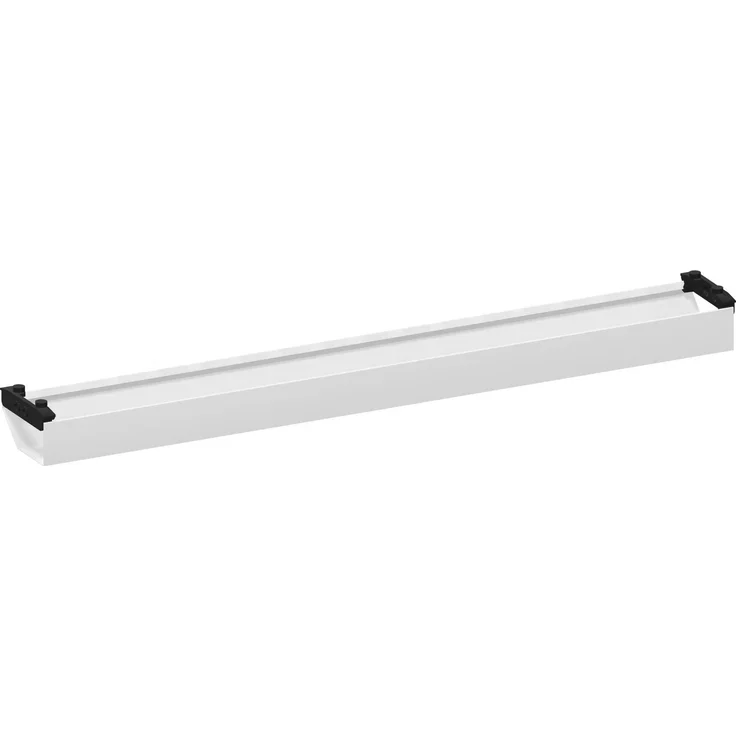 ASSMANN Horizontaler Kabelkanal Flex-big + Vertikale Kabelführung + 6-fach Steckdose Signalweiß 128 x 16 x 10 cm Metall – Bild 6