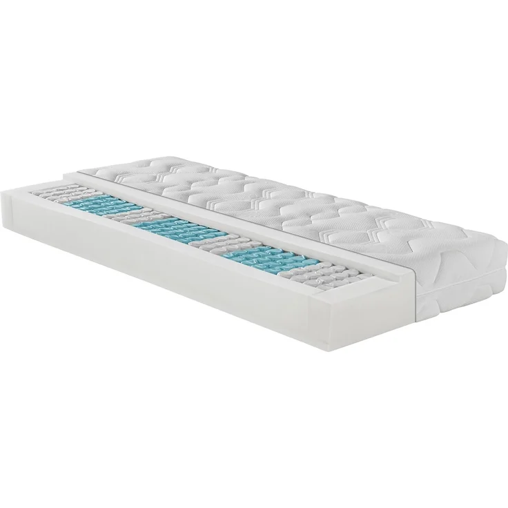 Badenia Bettcomfort Irisette Lotus 7-Zonen Tonnentaschenfederkernmatratze, Härtegrad 3, 80x200 cm – Bild 3