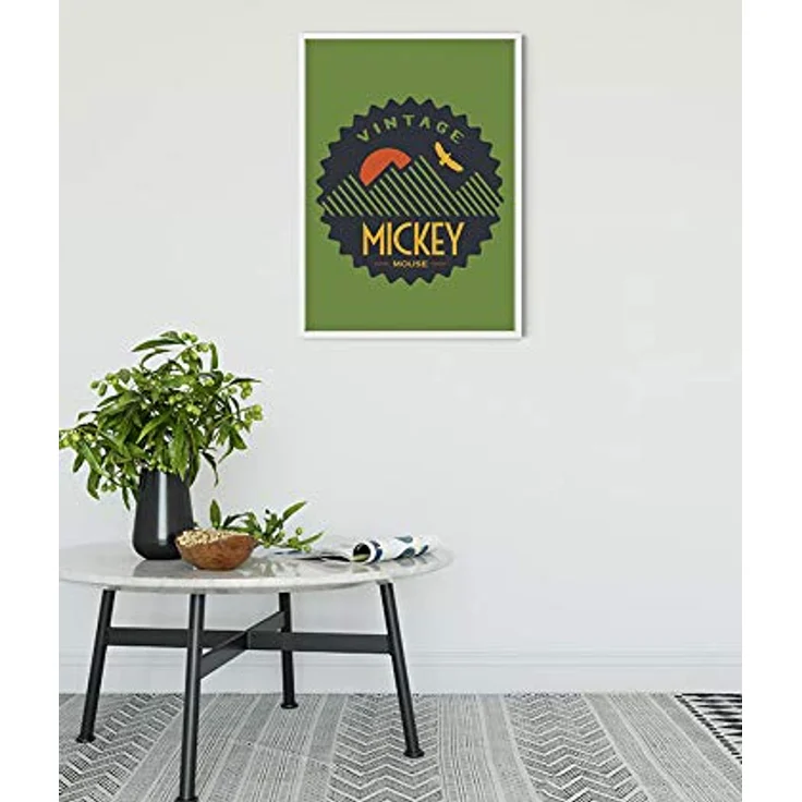 Komar Disney Wandbild Mickey Mouse Vintage, Kinderzimmer Deko Kunstdruck, 30x40cm, ohne Rahmen, fotorealistischer Druck, MADE IN GERMANY – Bild 2