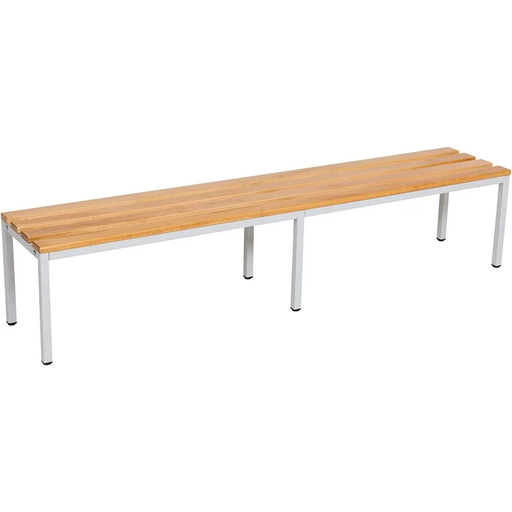 Garderobenbank 200 cm grau – Bild 4