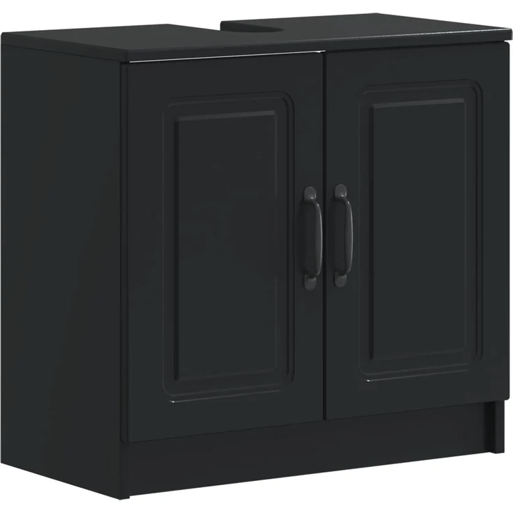 vidaXL 3-teiliges Badezimmer-Schranksystem UTRECHT Schwarz 3417892 – Bild 4