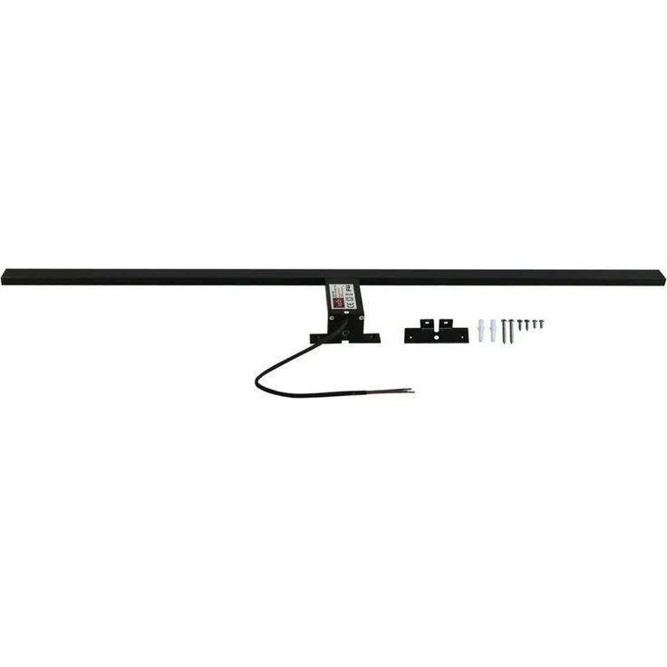 kalb LED Spiegelleuchte 100cm LED Badleuchte Badlampe Spiegellampe 230V, schwarz, warmweiß – Bild 3