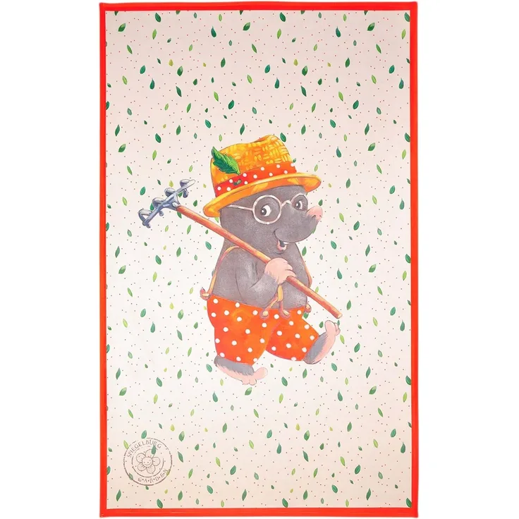 Kinderteppich- Oskar und sein Freund der Maulwurf in 100 x 160 cm Teppich 20, 160 x 100 cm