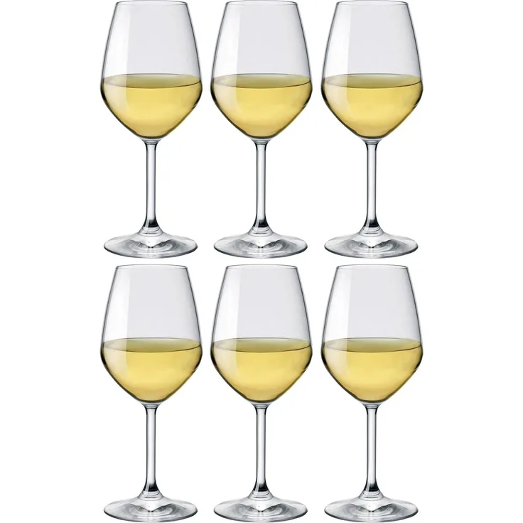 Rocco Bormioli Set mit 6 Weingläsern, 44,5 cl