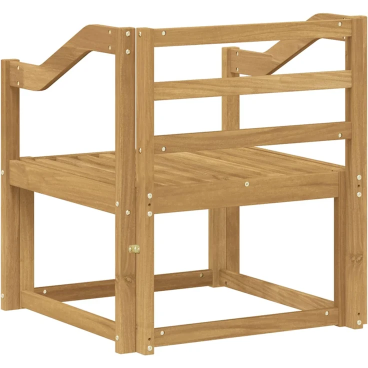 vidaXL Outdoor-Sofagarnitur Massivholz Akazie Weiß 3438988 – Bild 5
