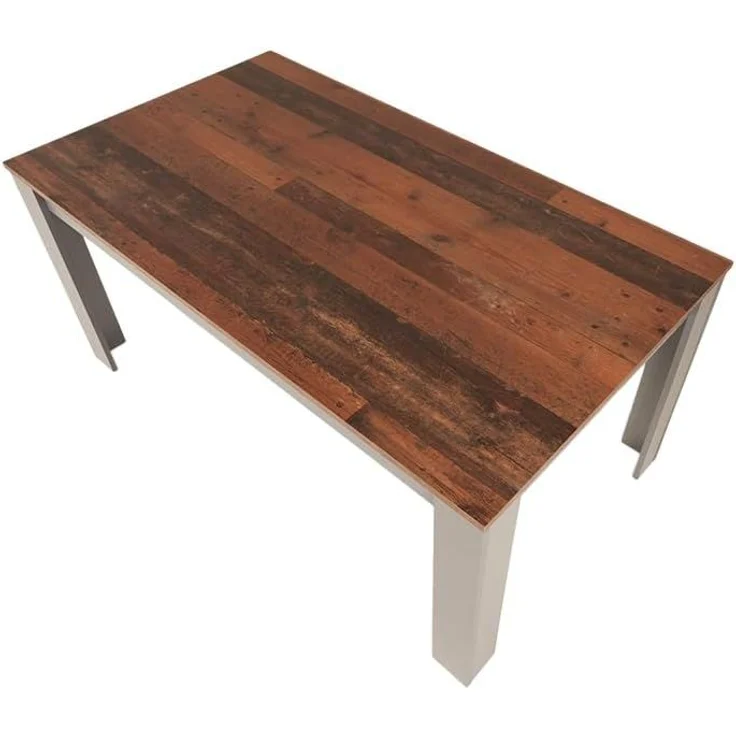 riess-ambiente Esstisch LOFT 160cm natur/anthrazit · pflegeleichter Küchentisch bis 6 Personen (Einzelartikel, 1-St), viel Beinfreiheit · Modern Design · Holzoptik · stabile Winkelfüße – Bild 7