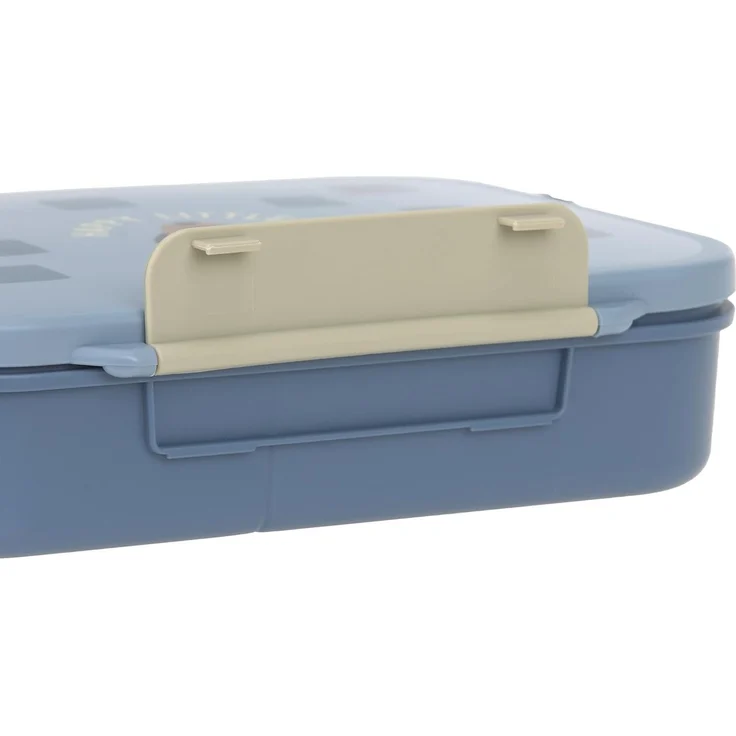 LÄSSIG Lunchbox Pattern Party Bento-Lunchbox blue, Polyprophylen (PP), Silikon, (1-tlg) – Bild 5