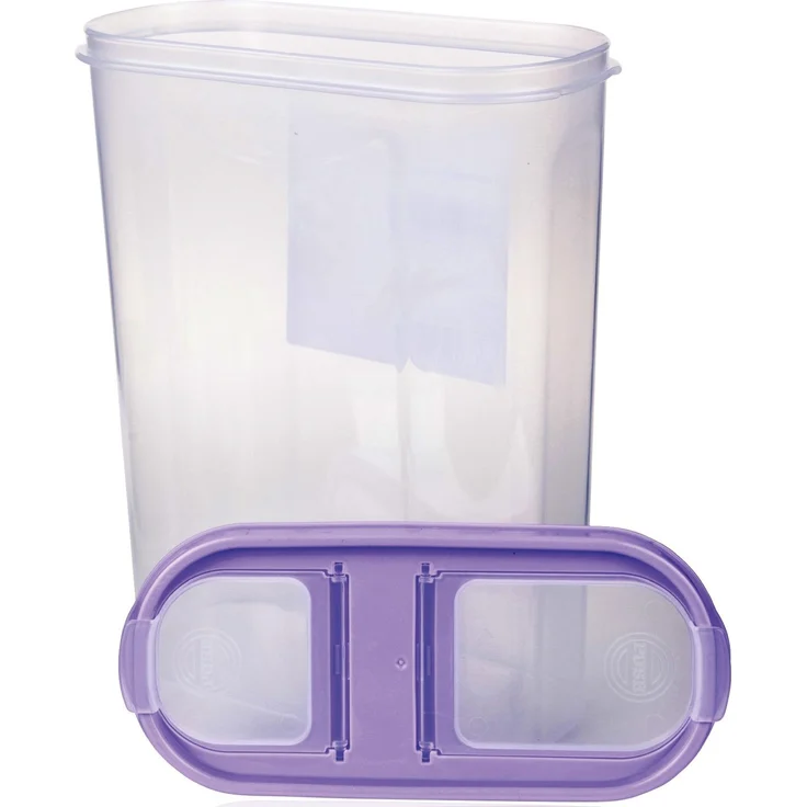 Vorratsdosen mit Deckel 2,8 Liter ( 8er Pack / Lila ), Luftdicht Schüttdose BPA frei, Vorratsbehälter Set - Frischhaltedosen Klappdeckel – Bild 1