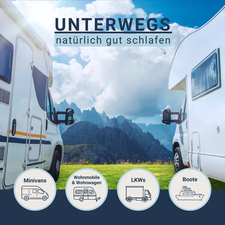 Betten-ABC KSP-Spezial Die Sondermaß-Matratze mit 7 Zonen, ideal für Wohnwagen und Wohnmobile, Größe: 50x200, Härtegrad: H2 – Bild 6