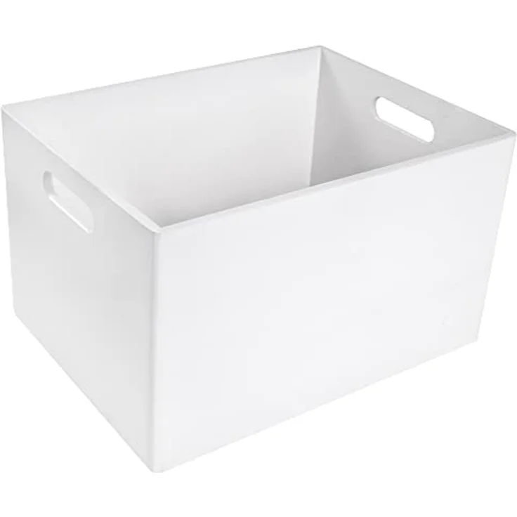 Creative Deco Holzkiste Obstkiste Korb 40 x 30 x 24 cm (1cm) mit Griffen ohne Deckel, Hölzernen Kasten Holzbox Kiste – Bild 2