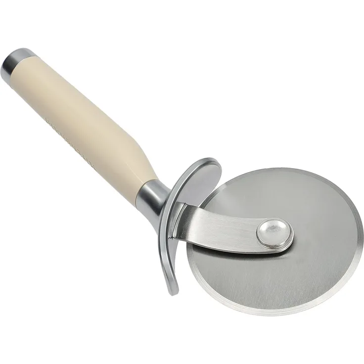 KitchenAid Pizza Schneider, Schneiderad aus Edelstahl für Pizza – Almond Creme