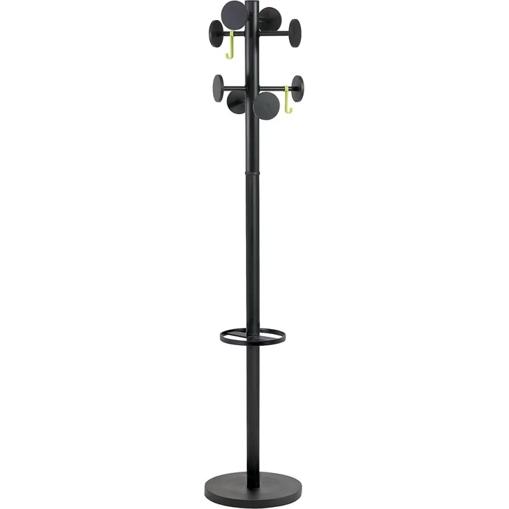 Alba Garderobenständer STAN3 Höhe 179cm schwarz