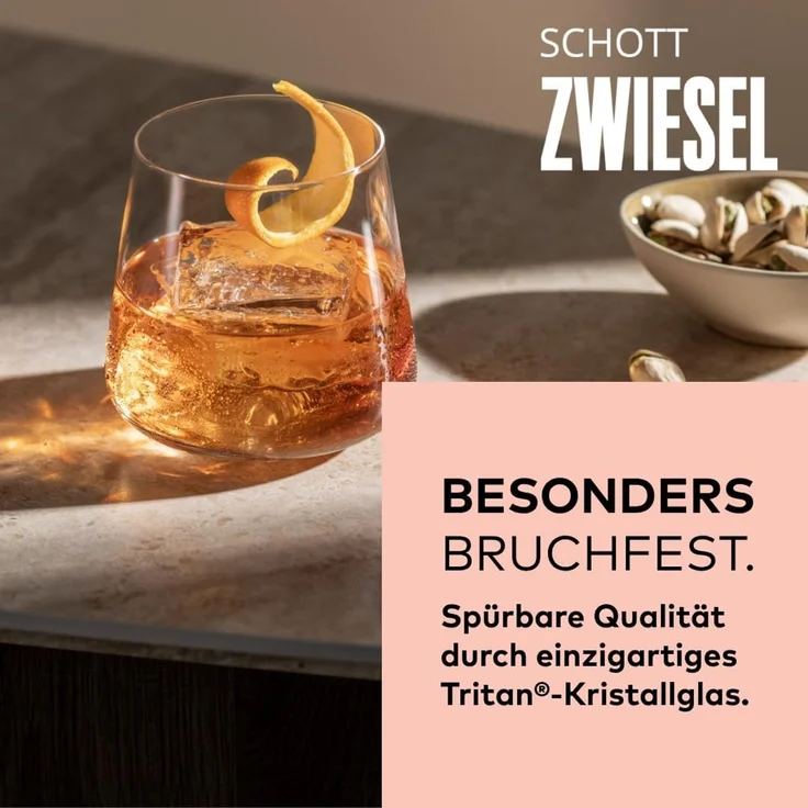 SCHOTT ZWIESEL Wasserläser MioVino (4er-Set) | moderne Trinkgläser, spülmaschinenfeste Tritan®-Kristallgläser, Made in Germany – Bild 3