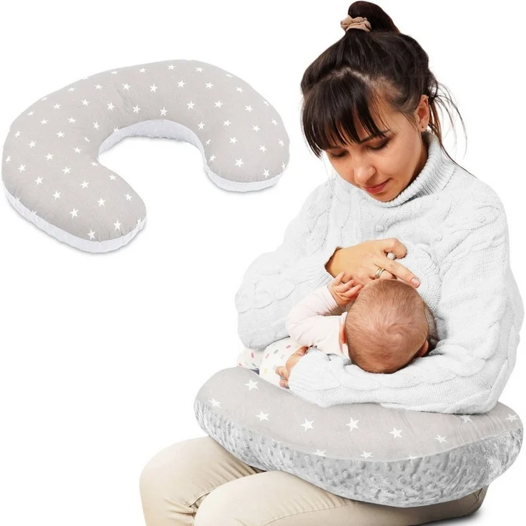 Totsy Baby Stillkissen Stillkissen klein Minky Modell 1: 130 x 45 cm - Stillhörnchen kleines – Bild 5