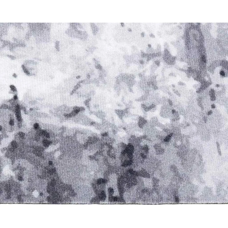 vidaXL Küchen Teppich Grau 150 x 45 cm Samt 42013417 – Bild 4