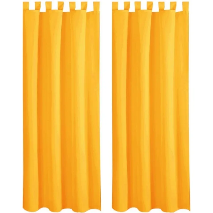 Bestlivings Vorhang (2 St), Schlaufen, blickdicht, Gardinenset "Blickdicht" mit Schlaufen inkl. Zubehör